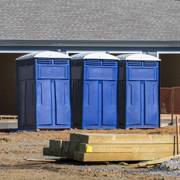 are there any restrictions on where i can place the porta potties during my rental period in Leavittsburg Ohio